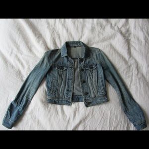American Eagle Cropped Denim Jacket